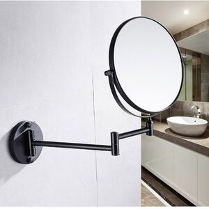 8” Dual sided wall mounted mirror with Magnification